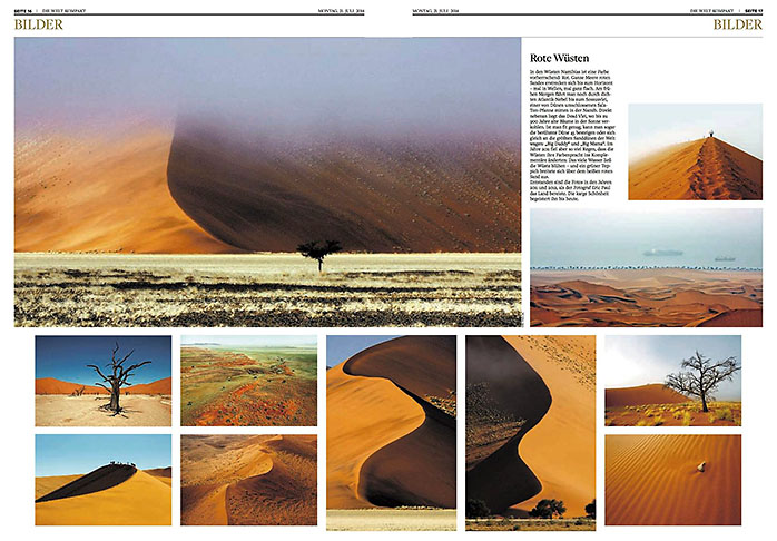 Rote Wüsten – Bildergalerie in der WELT Kompakt