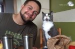 Katze am Frühstückstisch? Selfie! (Foto: Melanie, Foto-Prisma.de)