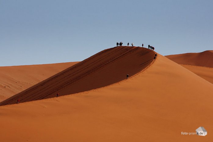Die roten Dünen Namibias sind nicht nur die größten Wanderdünen der Welt, sondern auch fantastische Fotomotive (Foto: Eric)