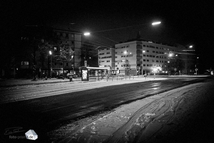 Silent Empty Winter Night - Eintrachtstraße (Foto: Eric Paul)